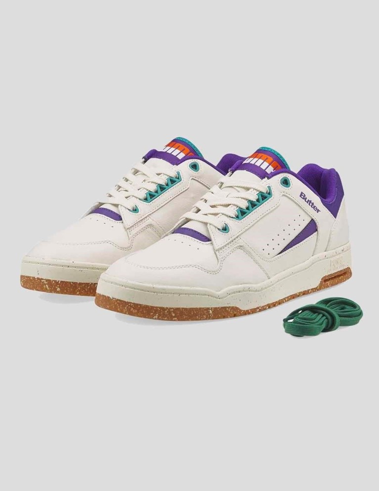 Colaborações PUMA x butter goods slipstream low whisper white-prism violet-navigate